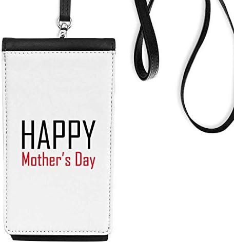 Прославете го Денот на мајката Благослов Фестивал Телефонски чанта што виси мобилна торбичка црн џеб