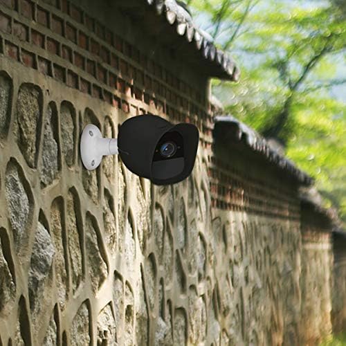KWMobile 2x кожата компатибилна со Arlo Pro/Pro 2 Smart - Силиконска безбедносна камера случај на отворено CCTV Cover - црна