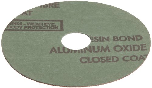 Абразивен диск за заслуги смола, поддршка од влакна, алуминиум оксид, дијаметар од 7/8 Арбор, 5, Грит 120