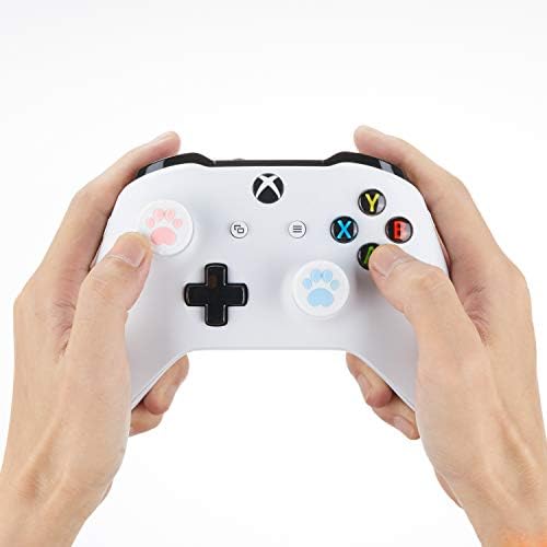 LeyuSmart Палецот Зафат Капи За Playstation5 PS5 PS4 Xbox Прекинувач Про Контролер, Мачка Шепа Палецот Капи За Џојстик