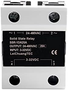 SSR DA AA DD 10A 25A 40A 60A 80A 100A 120A REED Реле Еднофазен реле за цврста состојба DC-AC AC-AC CONTROL 1PCS