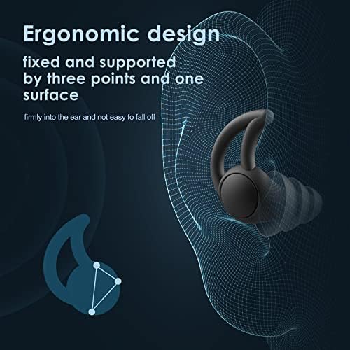 Приклучоци за ушни уши за намалување на бучавата - меки силиконски ушни приклучоци за откажување на бучава за спиење, 'рчење - еднократно