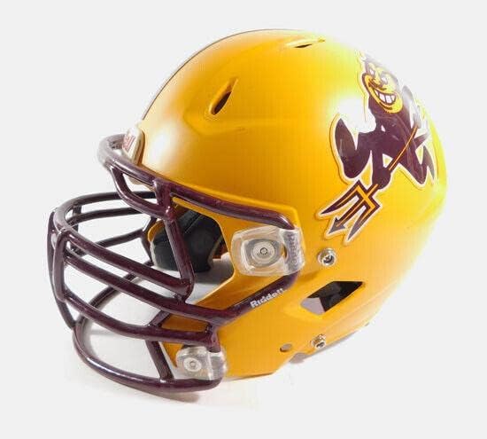 2014-15 Аризона Држава Сончеви ѓаволи игра користеше златен шлемот Спарки против Ореган патки - Колеџ игра Користена