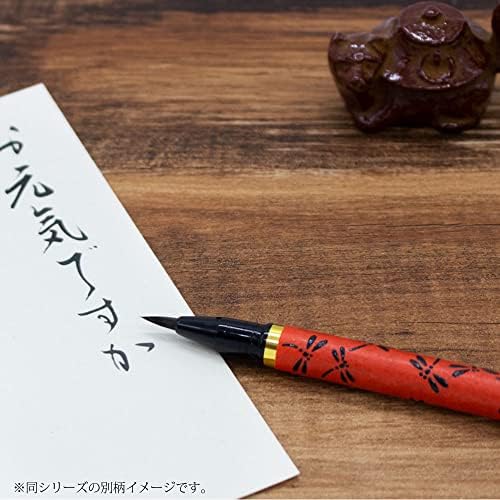 あかし や Akashiya Sawd-500p-3 пенкало за четка, нова четка за коса, античка десет, зелена