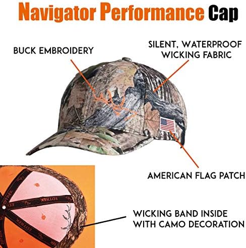 HAT со високи перформанси на Едтрек за ловци и риболов - водоотпорна ловечка капа, капа за риболов, капа на отворено