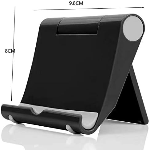 Ylhxypp црн штанд, универзален десктоп телефонски десктоп штанд за современи мобилни телефони, таблети и работна површина