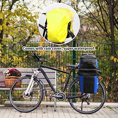 Пелор торба за велосипеди заден велосипед панирски торби 70L голем капацитет одвојлив велосипед задно седиште патнички торбички торбички
