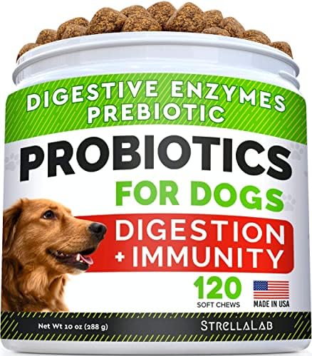 Глукозамин Третира За Кучиња + Пробиотици За Кучиња Третира За Пребирливи Јадења Пакет-Заеднички Додаток со Омега-3 Рибино Масло,