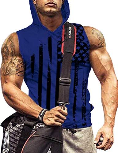 Порф Менс резервоарот со аспиратор за џебни салата за вежбање со ракави, без ракави кошула на мускулите
