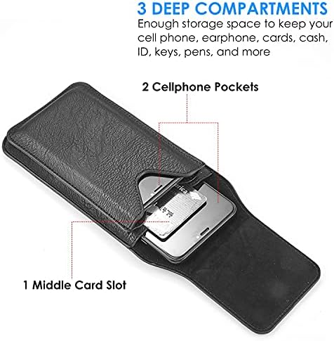 Рокси мобилна телефонска појас за појас торбичка за Samsung Galaxy S21 Ultra S21 Plus S20 S10 Note 20 10 A01 A10E A11 A21 A51 A71 A02S A12 A32 A42 A52 A72 A72 CLIP CLIP CLIP HOLDER HOLDER THENGER THENGER CONLER CASED CASE, 7 INCH