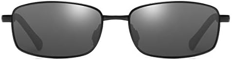 ЖИЛ Завиткајте Поларизирани Очила За Сонце Правоаголна Метална Рамка Класичен Стил Голема Големина