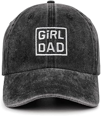 ПЛ-дрво Девојче тато капа, тато капи за мажи, татковци за роденденски подароци за тато од ќерка, прилагодлива везена тато капа
