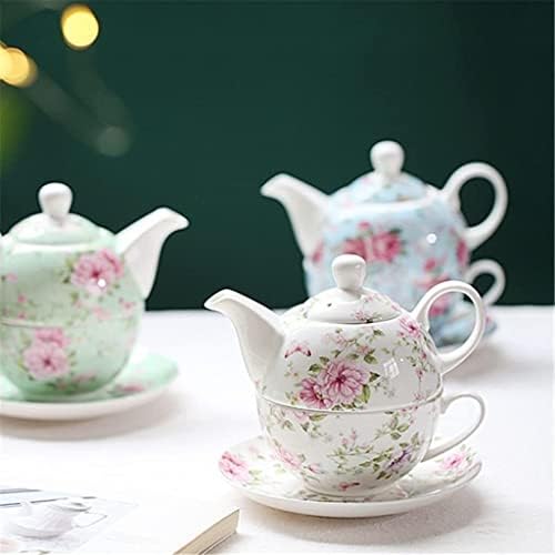 Современи чајници гроздобер цвет порцелански керамички чајник и чаша поставени попладневни чајници за домаќинство за кафе, чајници