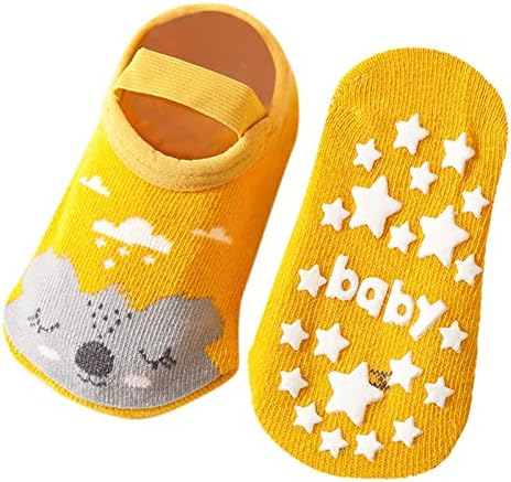 Qvkarw топло зимски чевли за бебиња цртан филм бебе чевли бебешки меки единствени чорапи девојки во затворен фудбалски чевли