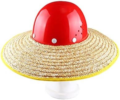 Колколо тврд капа Сонце Шилд лесен со употреба на преносни лесни додатоци од слама шлем за шлем за визир за градилиште на отворено