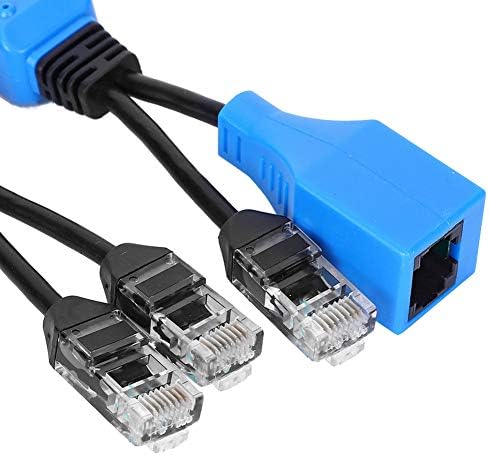 Конектори за кабелски кабелски кабел, безбеден POE кабел Практичен траен комплет за кабел за напојување за IP безбедносни камери