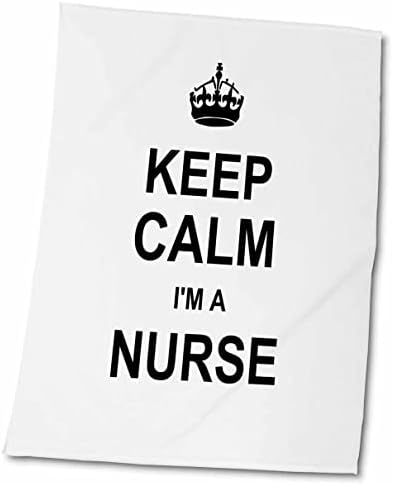 3drose Продолжете со смиреност Im медицинска сестра - медицинска сестра гордост - смешен подарок за медицинска професија - крпи