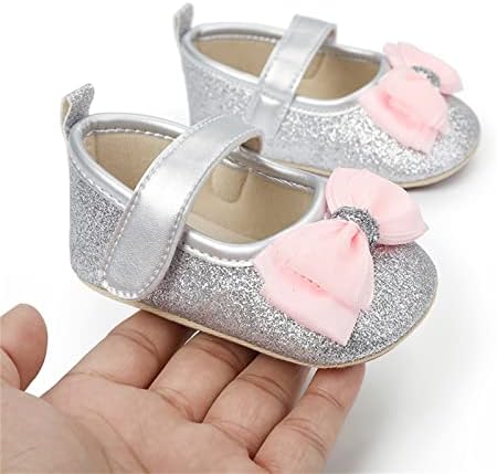 Дете за мали деца за новороденчиња сингл чевли Bowknot Paillette први пешаци чевли чизми за момчиња за мали деца