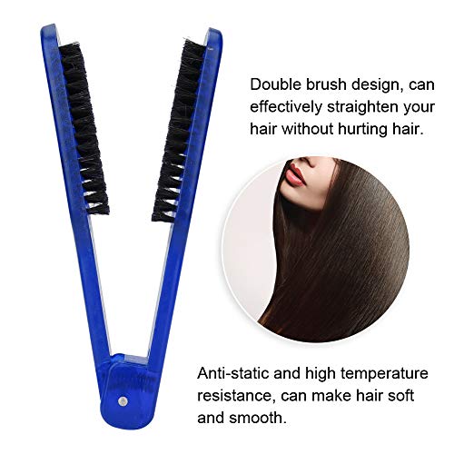 Април подароци за фризерски алатка за коса, коса за стилизирање на коса, чешел за двојно иверица чешел Исклучителна лесна салон за двојна четка