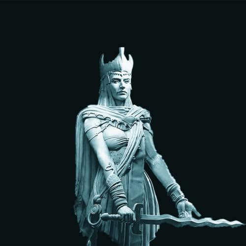 1/10 Антички женски воин смола фигура Минијатурен модел комплет, необјавени и необоени делови од смола // 9r8op-5