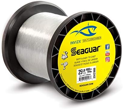 Seaguar Innizx флуорокарбон 1000 риболов линија, чиста, модел: 15VZ1000