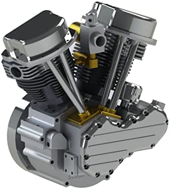 Модел на мотор MOCDIY мотор, Cison FG-VT9 9CC V-тип дво-цилиндри со четири удари со четири удари со моторцикли со мотор со мотор со мотори