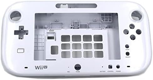 Заменски куќиште за куќиште за куќиште за Wii U, врвен случај за куќиште за Nintendo Wiiu GamePad Поправка на делови бело