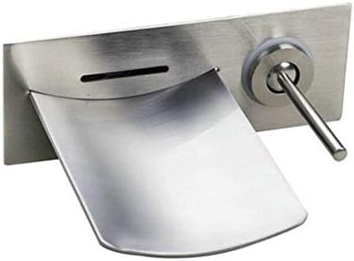 Неохид водопад широко распространета тапа за мијалник за бања единечна рачка скриена во wallидната тапа од чешма предводена од обезбојување