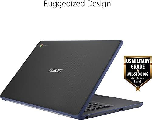 Најновиот ASUS 14 Солиден &засилувач; Истури Отпорни Chromebook, Образование Издание, Воена-STD Издржливост, Intel N3350, 4G