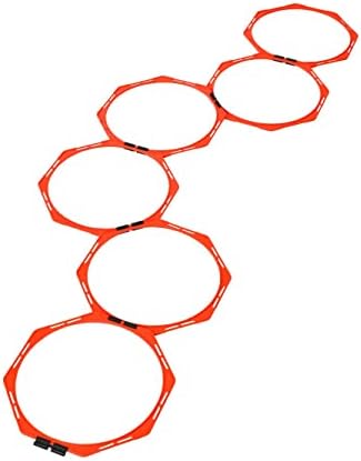 Изберете Unisex - Возрасни октагон V22 координативни прстени, црвени, обични