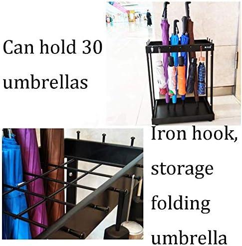 Lxdzxy чадор стои, чадор стојат метал, голем за домашни хотели и училишта, кутија за чадори, собрание на одвојување