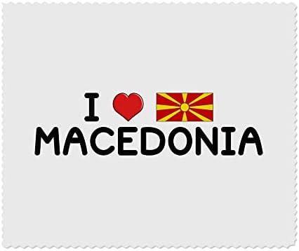 Azeeda 2 x 'Јас сакам македонија' микрофибер леќи/чаши за чистење на крпи за чистење
