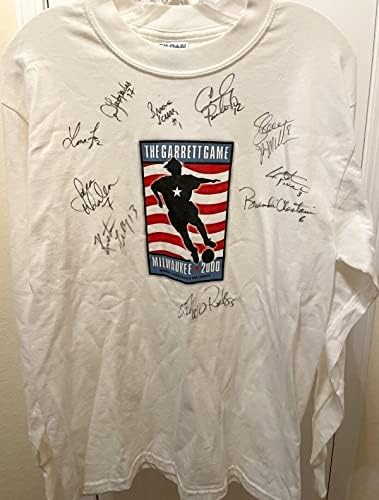 1999 Американскиот Фудбалски тим на Светското Првенство во Фудбал потпиша кошула Честејн Лили Скари +7 ЈСА-Фудбалски Дресови Со Автограм
