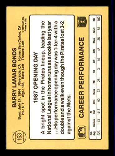 Бери обврзници за дебитантска картичка 1987 Ден на отворање на Донрус #163B