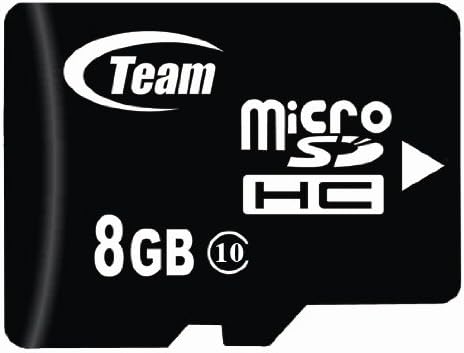 8gb Класа 10 Microsdhc Тим Со Голема Брзина 20mb / Сек Мемориска Картичка. Пламнал Брза Картичка ЗА lg muzig LX570 бран AX380