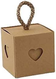 Lqbywl свадбени фаворити, кутии за фаворизи, кутија, свадбени кутии за кутии за хартија за лекување кутија Loveубов шуплива кутија за подароци
