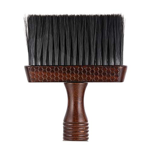 Бербер вратот Дастер четка за сечење на косата, мека фризура за чистење на прашина од четка за четка-дрва