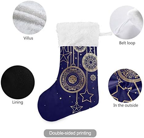 Богати божиќни божиќни божиќни божиќни чорапи 1 пакет 17,7 , виси чорапи за Божиќна декорација