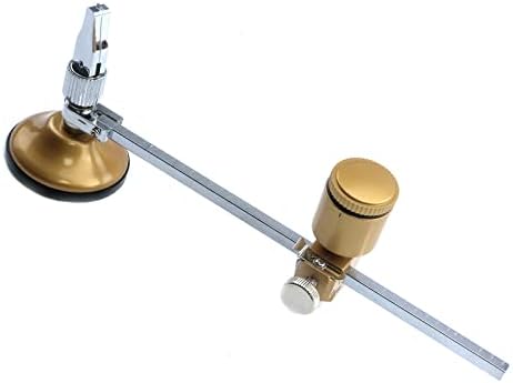 Алатката за секач за стакло Pufguy Постави прилагодлив секач за стакло со компас со тркалезно копче и сет за вшмукување чаша-1