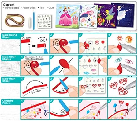 Ц. Комплети за дизајн на 3Д хартија за деца, направете своја сопствена хартија уметност