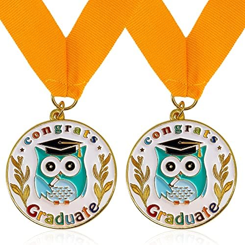 Дипломирањемал Честитки Медал За Дипломирање На Деца Со Лента За Вратот, Градинка &засилувач; Медалјон За Доделување На Предучилишна