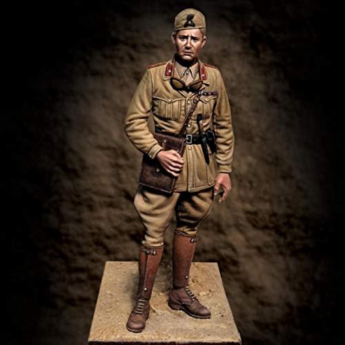 Goodmoel 1/35 WWII италијански либиски офицерски офицер смола модел на војник комплет / неиздржан и необоен минијатурен комплет