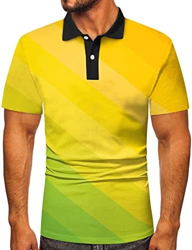 XXBR MENS POLO GOLF кошули, во боја блок крпеница моден тенис врвови кратки ракави лето тенок вклопувачки спортови кошула
