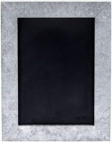 Mygift 12 x 16 инчен wallид монтиран галванизиран метален стил на рамка за слики - табла за избришана табла, табла за пораки за креда, знак