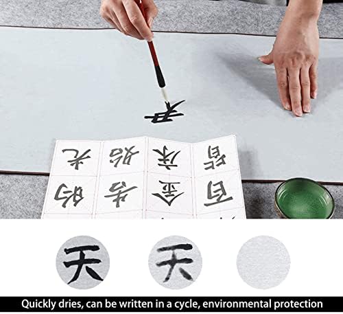 ПЛАЛААОБО ВОДА ПЛАТНА ПЛАТ, ЗА УСАВЕНА кинеска хартија за калиграфија, алатка за вежбање на кинеска калиграфија за едно мастило, брзо се