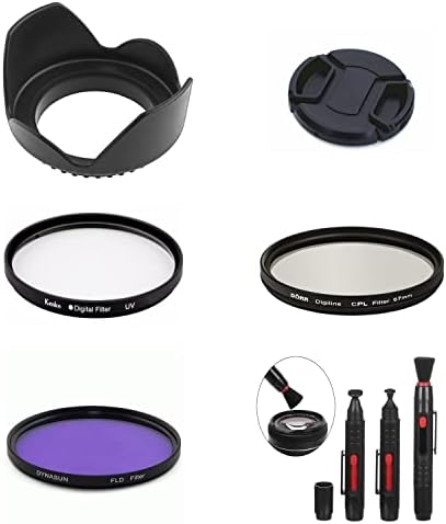 SR12 77mm камера пакет леќа капаче за аспиратор UV CPL FLD филтер четка компатибилна со Canon EF 70-200mm f/2.8L е III USM леќи и Canon