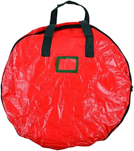 Божиќна Торба За Складирање венци Водоотпорна Ткаенина Отпорна На Прашина Тркалезна Торба За Складирање За Домашна Забава