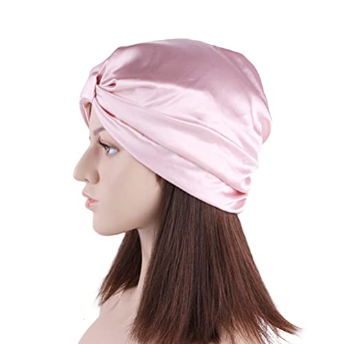 Исцели сатенски ноќни капачиња за убавина коса капи за туширање капаци за спиење капи за жени 2 парчиња