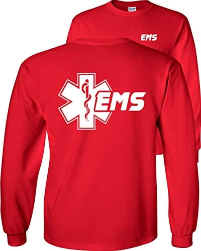 Фер игра ЕМС ЕМС Долга ракав кошула итен медицински услуги-starвезда на животот