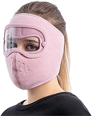 Зимска топла целосна маска за прашина за лице за заштита на лицето со маска, ветровионска половина балаклава со штит за уста